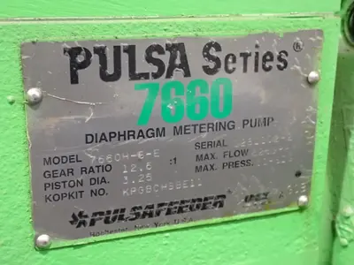 Used PULSAFEEDER 7660HSE Pumps Ohio US | HGR 24 #912445