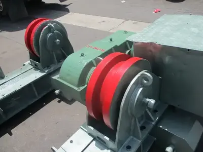 Romar heavy duty welding turning rolls with idler