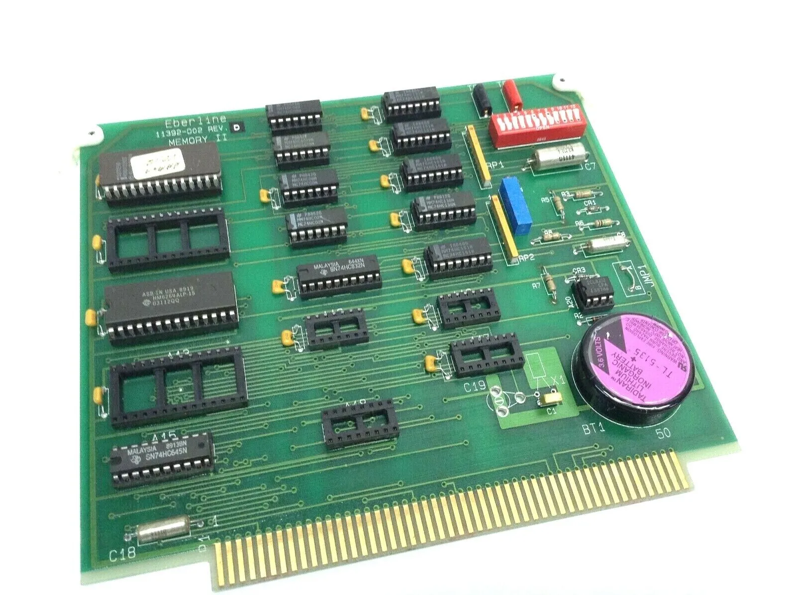 USED EBERLINE MEMORY II PCB CIRCUIT BOARD