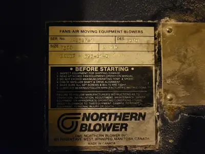 Used NORTHERN BLOWER _UNKNOWN_ Parts (Hydraulics and Pneumatics) British Columbia CA | Lenmark #271242