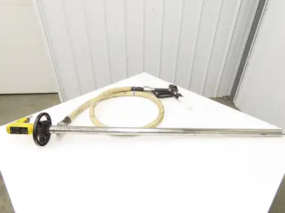 Lutz MD-2 Pneumatic Air Mixer Drum Container Pump 48" Tube w/Hose Niro 41-R DL