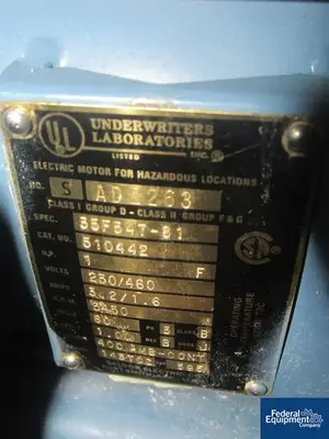 USED Fitzpatrick Fitzpatrick D6A Fitzmill, Containment, Screw Feed, S/S