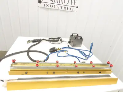 Belt Splice Hot Heat Press Melt Splicing 36" Hot Bar 40" Pneumatic Jig 120VAC