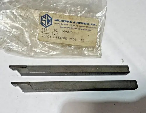 ISCAR BCL-10-2.50 Carbide Tool Bit IC 20 Cut Off New 2 Pcs