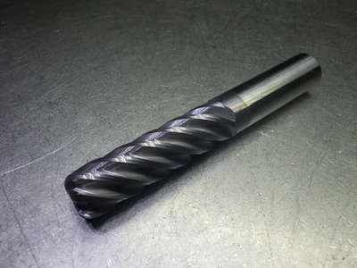 Monster 3/4" 6 Flute Carbide CR Endmill 3/4" Shank .19" R 292-401248 (LOC375)