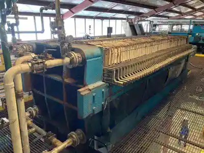 50 sq ft jwi plate & frame filter press