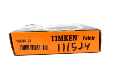 LOT OF 2 NEW TIMKEN 7309WN C1 BALL BEARING