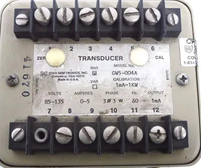 OHIO SEMITRONICS GW5-004A Precision AC Watt Transducer