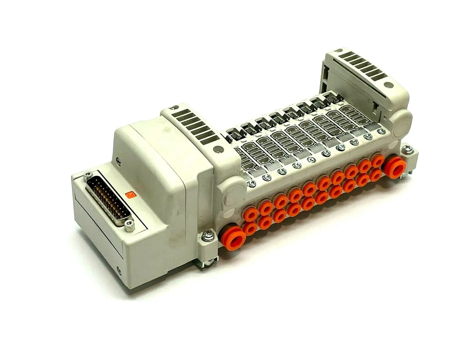 VV5QC11-10N3FD0-D0S | SMC  Pneumatic Manifold Base w/ D-Sub Connector - Used