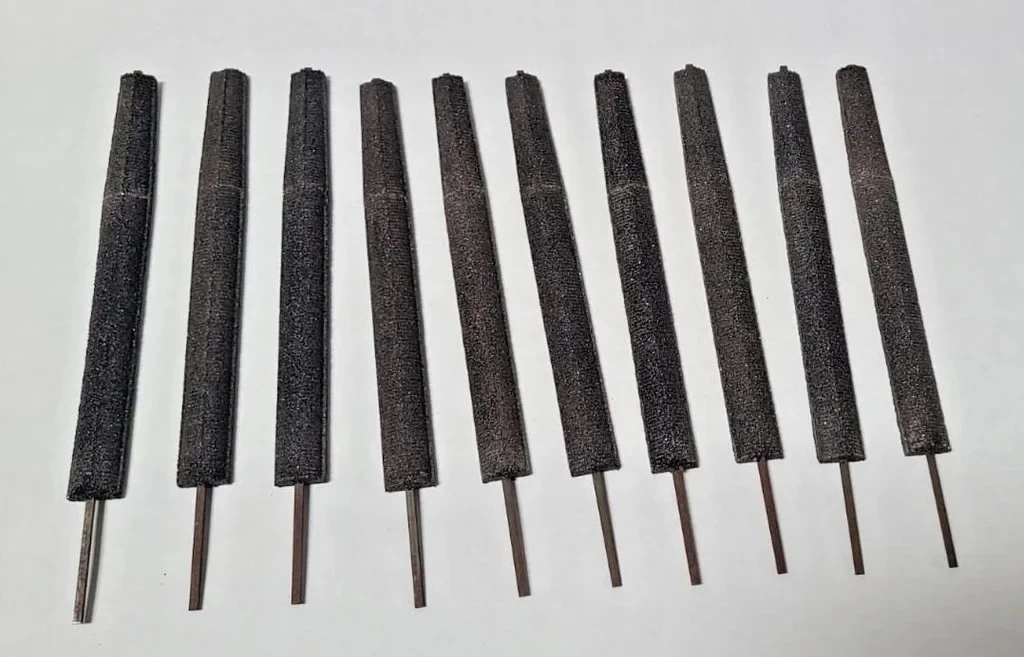 Lot of 10 Bay State Sterling USA File 1/2 x 1 x 10 Abrasive Stone C24S4BA2