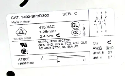 ALLEN BRADLEY 1492-SP3D-300 CIRCUIT BREAKER 1492SP3D300 NEW SURPLUS