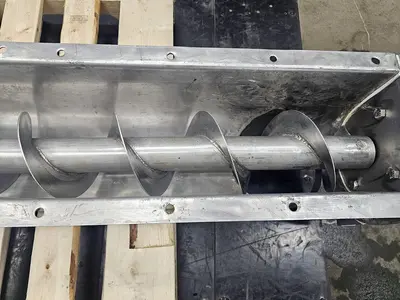 Used Screw Conveyor, 7" Diameter X 60'' Long