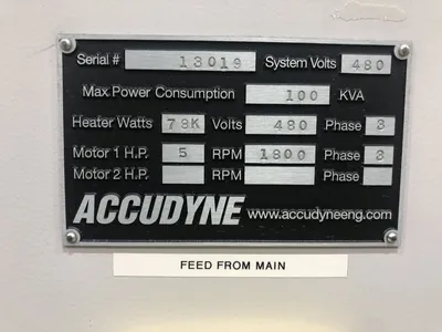 USED 2013 ACCUDYNE ACCUDYNE CUSTOM PRESS