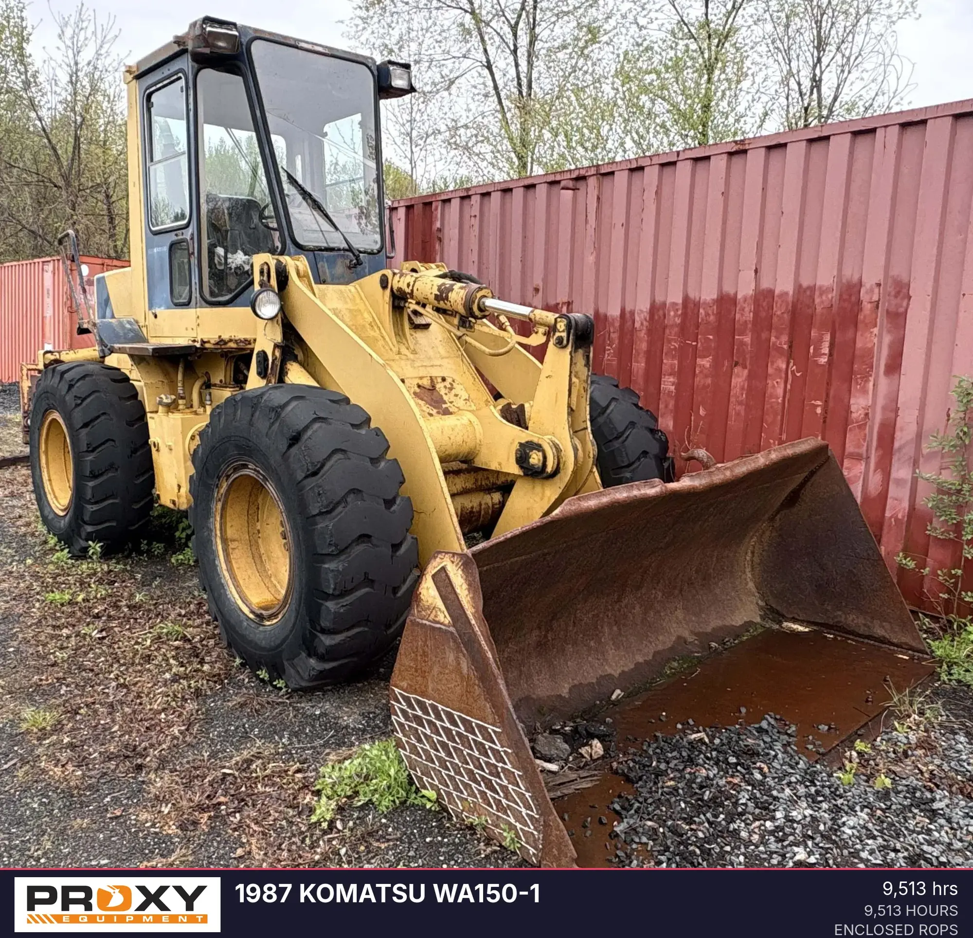 Used 1987 KOMATSU WA150-1 Wheel Loaders New Jersey US | Proxy Equipment #1388686