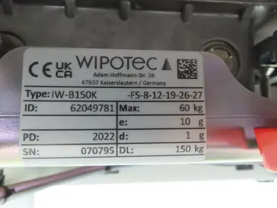 Wipotec OCS HC-SL Checkweigher High Speed Belt Weigh Conveyor 50Lb 39"W x 63"L