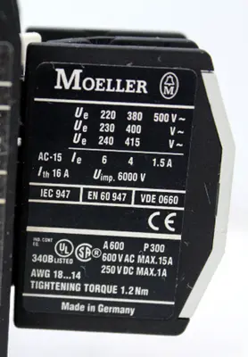 USED MOELLER DIL0M-G