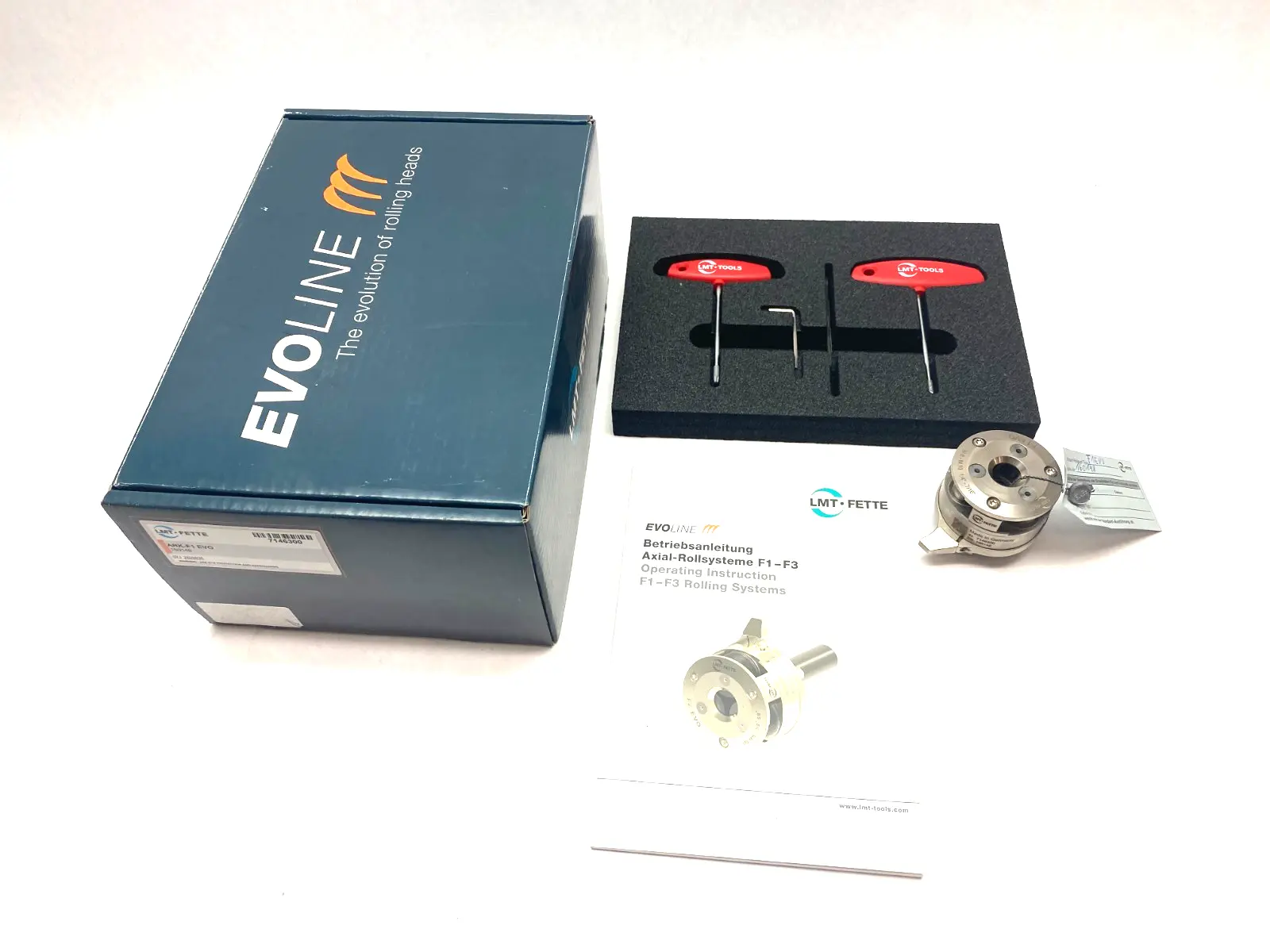 USED LMT FETTE EVOLINE THREAD ROLLING AXIAL DIE HEAD