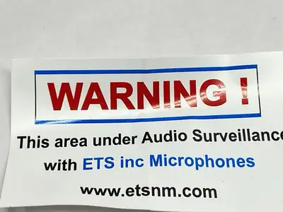 USED ETS PANEL MOUNT MICROPHONE 3.5MM