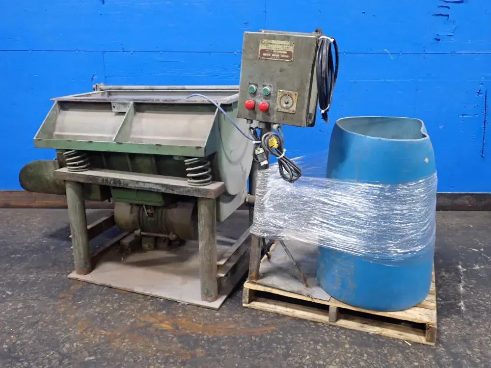 Roto-finish/ransohoff 38" X 15" X 20" Vibratory Finishing Machine