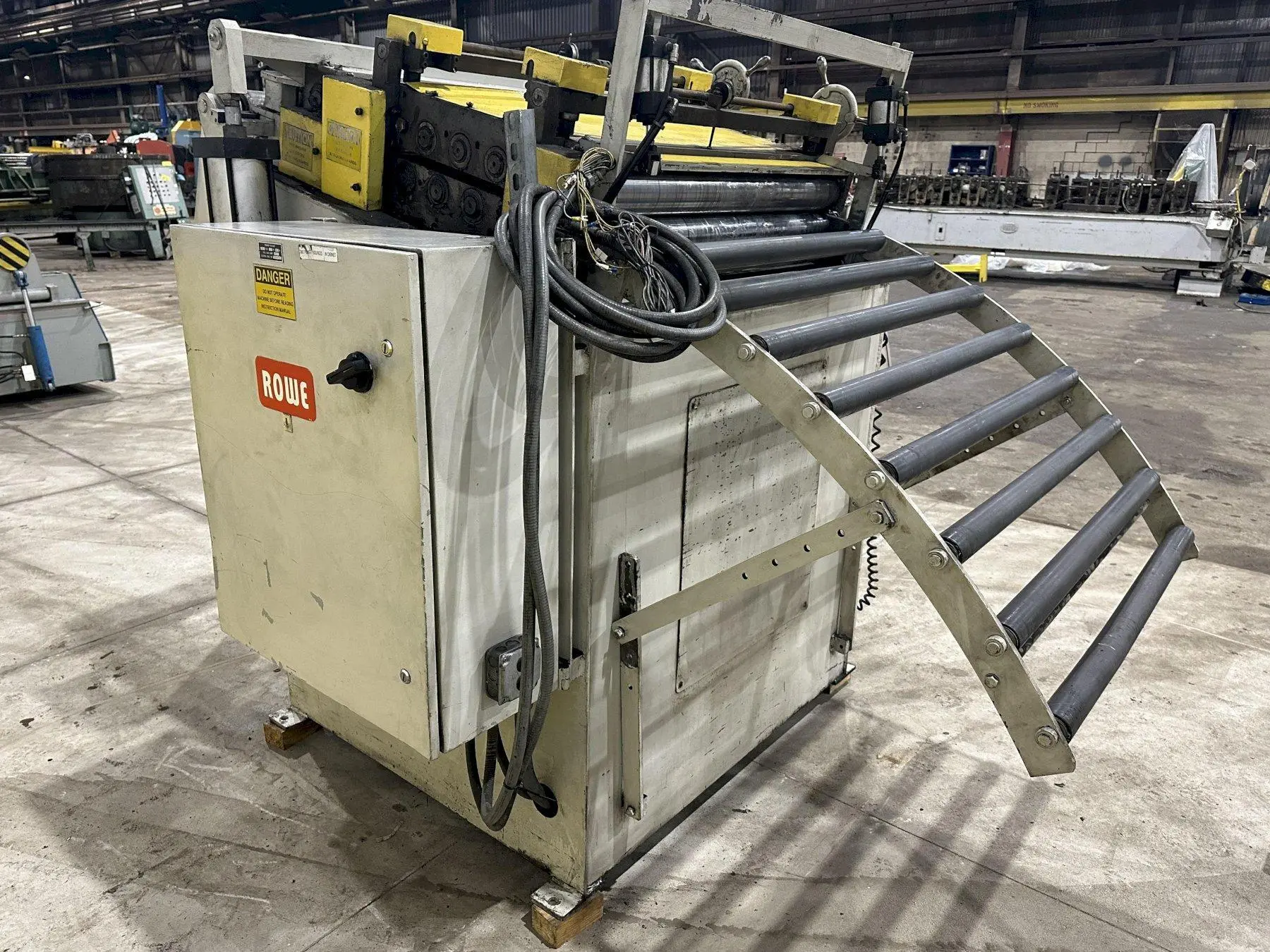 40” X .105” ROWE MODEL #CO-40 7-ROLL COIL STRAIGHTENER: STOCK #20334