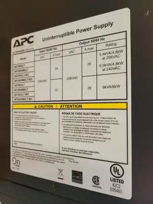 Used SCHNEIDER SRT5KXLT Power Supplies British Columbia CA | Lenmark #1743713