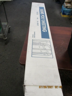 Uline S-5133 4 MIL 10X100 ft Poly Sheeting (1 full box & 1 Incomplete Box)