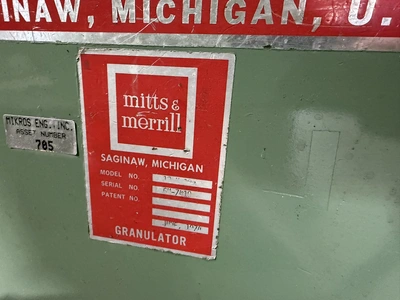 Used _UNKNOWN_ _UNKNOWN_ Granulators Indiana US | Miedema Asset Management Group #1575080