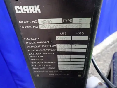 Used CLARK WP40 Pallet Jacks Ohio US | HGR 24 #1089703