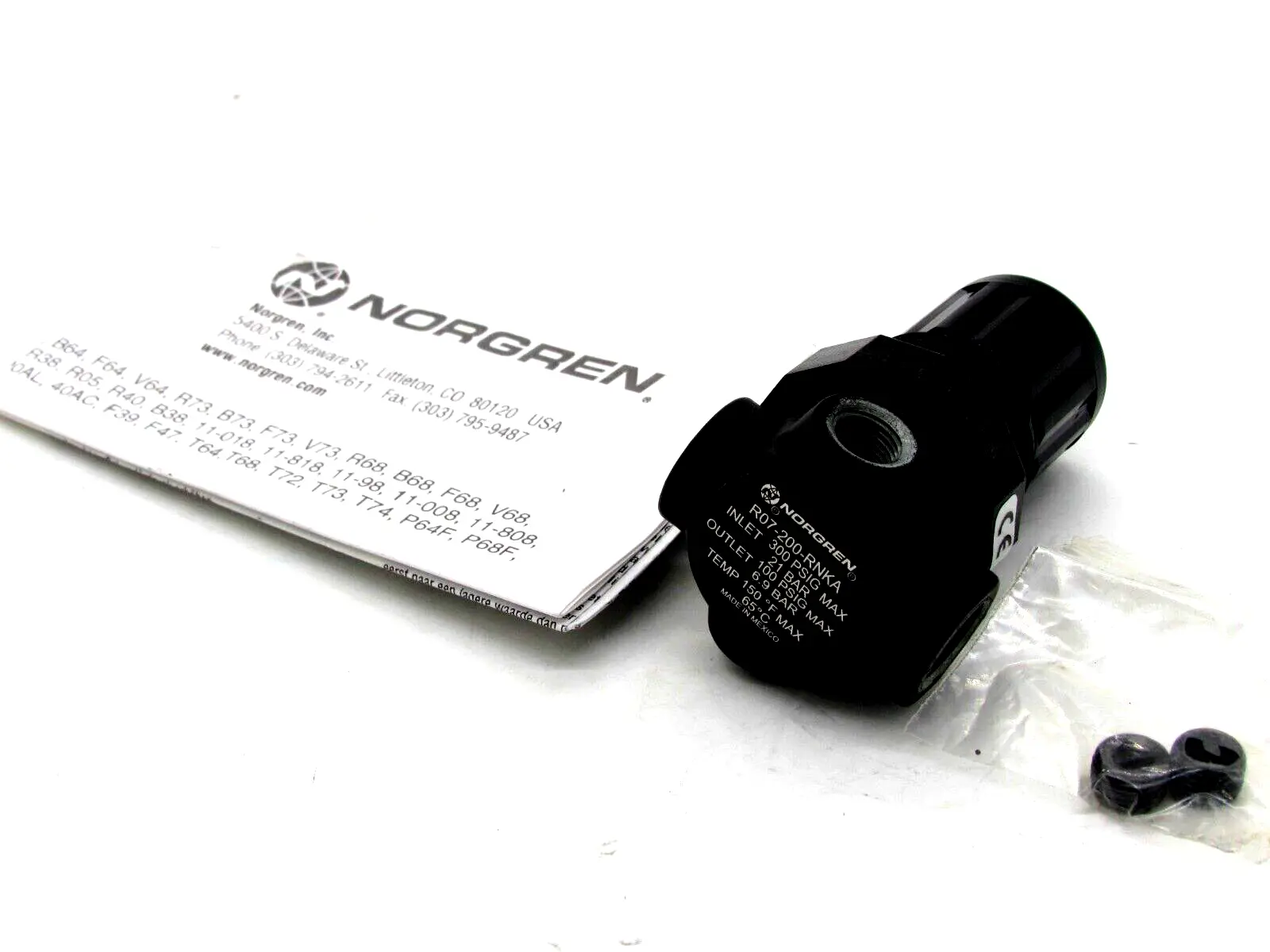 NEW NORGREN R07-200-RNKA PNEUMATIC REGULATOR R07200RNKA