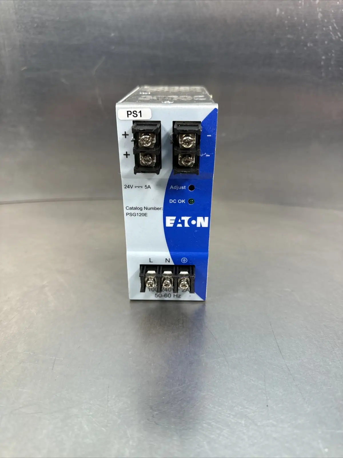 EATON PSG120E POWER SUPPLY 24Vdc 5A 120V INPUT (Bin 2.5.1)