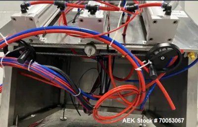 Used Accutek Automatic Piston Filling Line – 10 Head AVF10, Capper, Labeler, Tables – 100 Bottles/Min (2021)