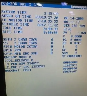 USED 2006 HAAS SL-20TAPL, AUTO PARTS LOADER, 5K RPM SPINDLE OPTION, REMOTE JOG HANDLE, CHIP AUGER