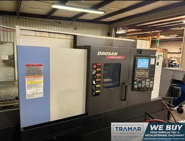 Used 2014 DOOSAN PUMA 2100Y CNC Lathes Michigan US | Tramar Industries #1411792