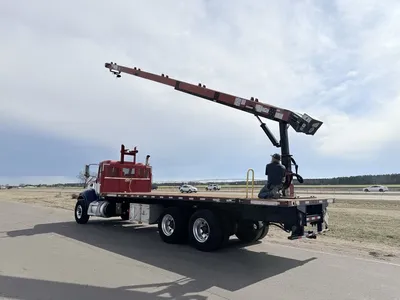 Used 2019 PETERBILT 348 CLEASBY SHINGLE LOADER Flatbed Trucks Minnesota US | Carco Truck & Equipment #1514025