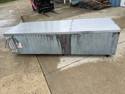 Used Silver King Used 97" Silver King SKRCB97HL/CFG Refrigerated 6 Drawer Chef Base - 115V - FG6 Chef Bases Illinois US | Falcon Restaurant Supply #1374309