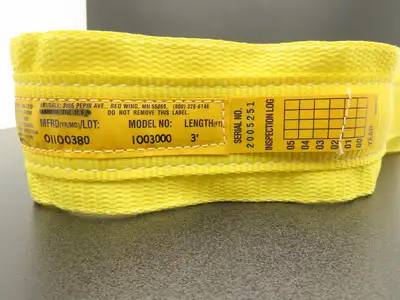 DBI Sala 1003000 Web Tie-Off Adaptor Cross Arm Strap D-Rings 3'L  Lot of 3