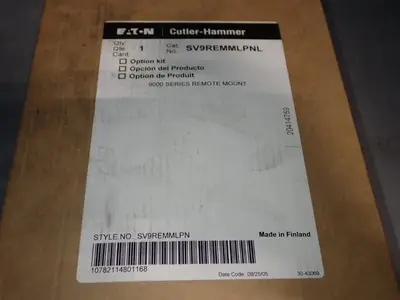 New | in-Stock EATON SV9REMMLPNL Cable & Wire | HGR 24 #741432