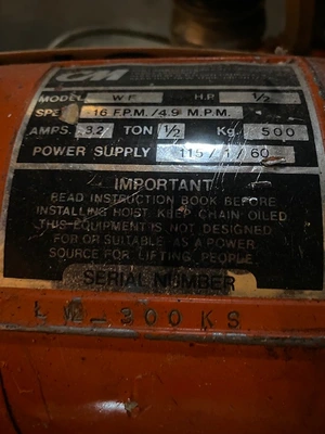 CM WF Hoists (All Types) | Rock Solid Tools (3)