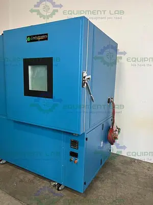 USED ENVIROTRONICS E27-H BURN-IN OVEN AMBIENT  +10°C TO 177°C, 27CU, FT W/ MANUAL