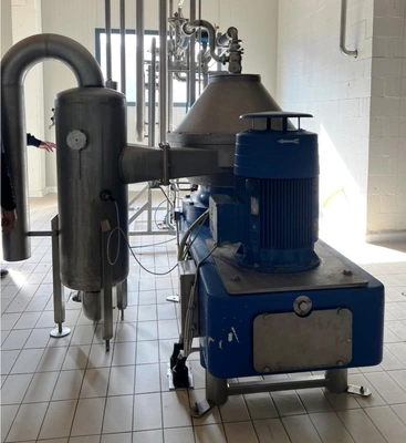 Flottweg AC 2000-410 juice clarifier centrifuge, 316SS.