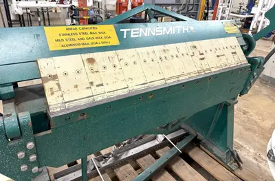 Used TENNSMITH HBU48-12 Box & Pan Brakes including Finger Ohio US | CW WOOD MACHINERY #1362769