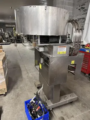 USED KAPS-ALL PACKAGING SYSTEMS, INC. MODEL A-6 PORTABLE 6 SPINDLE INLINE CAPPER