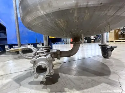 Used Amherst Approximately 75 Gallon 304L Stainless Steel Agitated Pressure Tank
