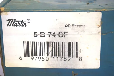 NEW MARTIN 5B74SF QD SHEAVE