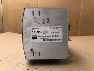 SOLA HD SDN 20-24-480C Compact Switching Power Supply din rail 24VDC