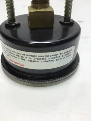 Ashcroft Bronze Tube Brass Socket Pressure Gauge 0-60 PSI