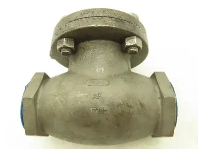 Aloyco 370 Horizontal Swing Check Valve 1-1/2" NPT Threaded Class 150 CF3M