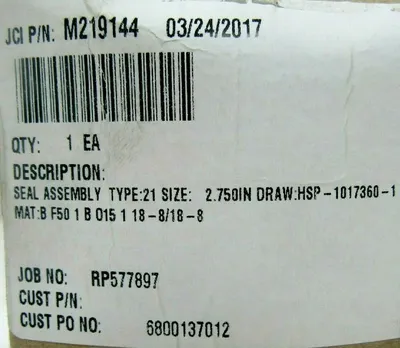 NEW JOHN CRANE M219144 SEAL ASSEMBLY TYPE 21 SIZE 2.750" HSP-1017360-1