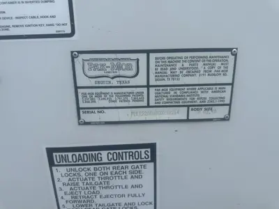 Used 2004 GMC C7500 Garbage trucks North Carolina US | Levan Equipment #1546341