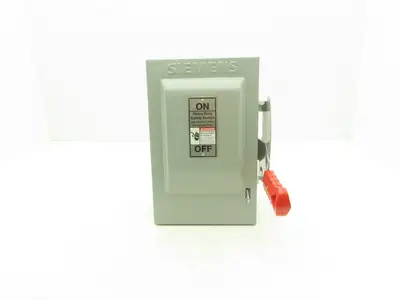 Siemens HNF361 Heavy Duty Safety Disconnect Switch 3P 30A 600VAC 250VDC